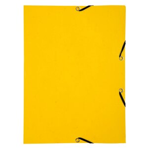 Chemise À Élastique Sans Rabat Carte Lustrée 350gm2 - A4 - Jaune - X 50 - Exacompta