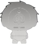 Pièce de monnaie en Argent 2 Dollars g 31.1 (1 oz) Millésime 2025 Avatar The Last Airbender Chibi ZUKO