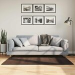 vidaXL Tapis de surface HUARTE Marron 150 x 80 cm Polyester