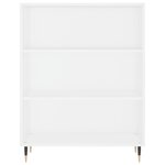 vidaXL Bibliothèque blanc 69 5x32 5x90 cm bois d'ingénierie