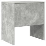 vidaXL Bureau d'écriture Gris béton MDF effet béton 70 x 50 x 76 cm