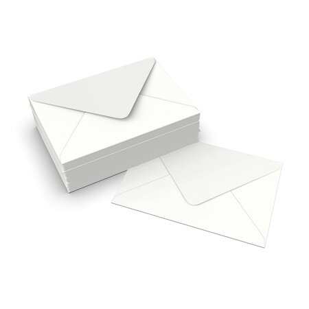 20Pcs Enveloppe Ouverte Blanche Enveloppes Blanches Enveloppes De Carte  Postale Enveloppes Vierges Petites Enveloppes Envel[x11570] - Cdiscount  Beaux-Arts et Loisirs créatifs