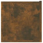 vidaXL Armoire TV suspendue Chêne fumé 60x30x30 cm Bois d'ingénierie