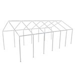 vidaXL Cadre en acier pour tente de réception de 12x6 m