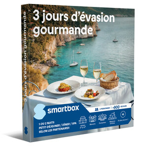 SMARTBOX - Coffret Cadeau 3 jours d'évasion gourmande -  Séjour