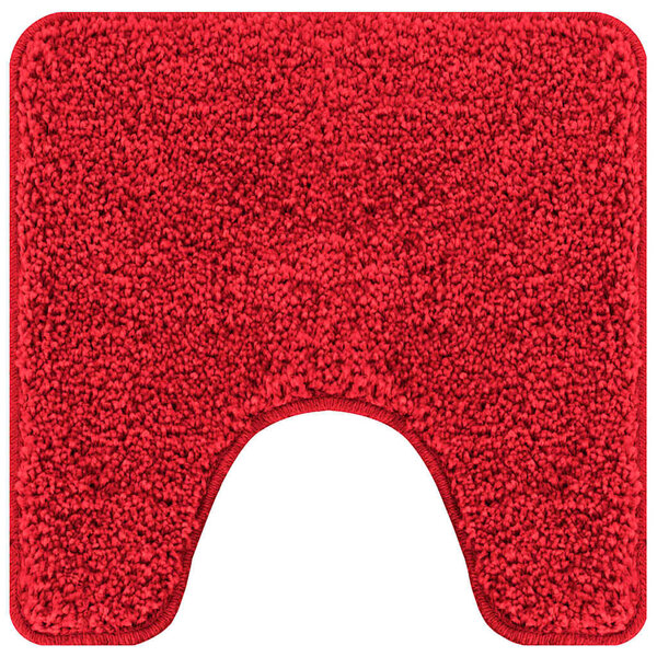 vidaXL Tapis de bain Rouge 50 x 50 cm Polypropylène