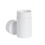 Lot de 6 boîtes cylindriques blanc 8.2 x 11.4 cm
