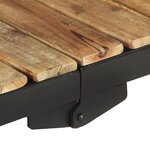 vidaXL Chariot de cuisine 87x36x81 cm Bois massif de manguier