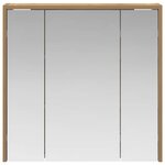 vidaXL Armoire Miroir de Salle de Bain Chêne artisan