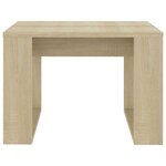 vidaXL Table d'appoint Chêne sonoma 50x50x35 cm Bois d’ingénierie