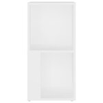 vidaXL Armoire d'angle Blanc 33x33x67 cm Bois d'ingénierie