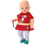 Zapf Creation 831885 - BABY born Little tenue de sport rouge pour poupée de 36cm