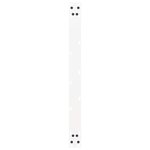vidaXL Pieds de table basse en U 2 pièces Blanc 60 x (42-43) cm Acier