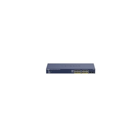 Netgear gs716tp-100eus commutateur réseau géré l2/l3/l4 gigabit ethernet (10/100/1000) connexion ethernet  supportant l'alimentation via ce port (poe) bleu