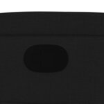 vidaXL Fauteuil inclinable Noir Tissu