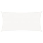 vidaXL Voile d'ombrage 160 g/m² Blanc 2 5x4 5 m PEHD