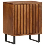 vidaXL Table de chevet 40x30x50 cm Bois de manguier massif
