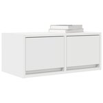 vidaXL Meubles TV 2 Pièces blanc 60x31x25 5 cm bois d'ingénierie