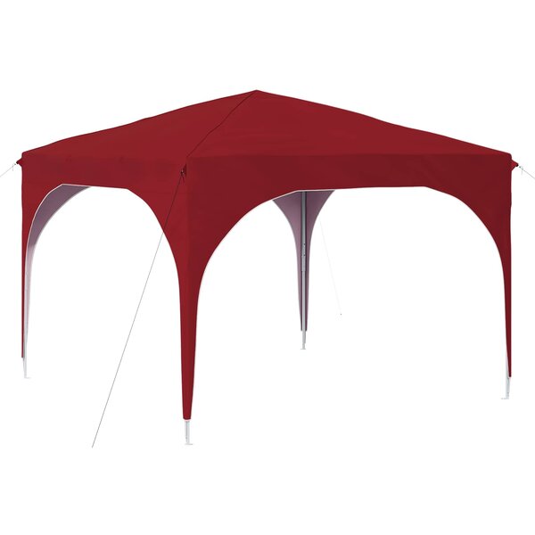 vidaXL Tente de fête pop-up 290 x 290 x 245 cm Bordeaux