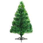 vidaXL Arbre de Noël artificiel Fibre optique 64 cm Vert