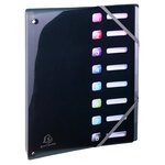 Trieur Extensible En Polypropylène 8 Compartiments Iderama Pp - A4 - Couleurs Assorties - X 8 - Exacompta