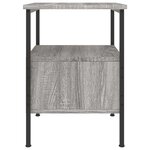 vidaXL Tables de chevet 2 Pièces sonoma gris 34x36x50cm bois d'ingénierie