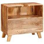 vidaXL Cabinet de salle de bain avec étagère avec stockage avec porte