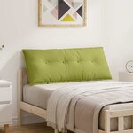 vidaXL Coussin de Dos Vert clair 120 x 19 x 50 cm tissu