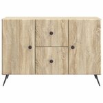 vidaXL Buffet Chêne Sonoma 89 x 34 5 x 60 cm Bois d'ingénierie