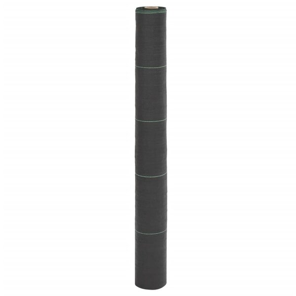 vidaXL Membrane anti-mauvaises herbes noir 1x25 m PP