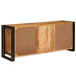vidaXL Meuble TV Marron 120 x 30 x 50 cm Bois de mangue massif brut