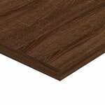 vidaXL Étagères murales 4 Pièces chêne marron 80x50x1 5cm bois ingénierie