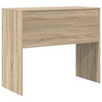 vidaXL Bureau d'écriture Chêne Sonoma Bois d'ingénierie 90 x 40 x 76 cm