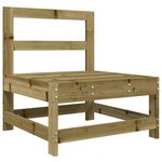 vidaXL Salon de jardin 9 Pièces bois de pin imprégné