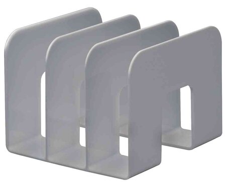 Porte-revues TREND plastique 3 compartiments (L)215 x (P)210 x (H)165 mm Gris DURABLE