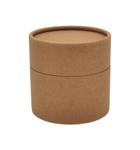 Lot de 25 boîtes cylindriques Kraft 7.2 x 6.2 cm
