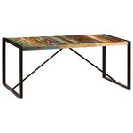 vidaXL Table de salle à manger 180x90x75 cm Bois de récupération