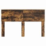 vidaXL Tête de lit Chêne fumé 140 cm Bois d'ingénierie