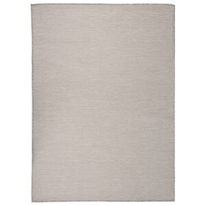 vidaXL Tapis à tissage plat d'extérieur 200x280 cm gris clair