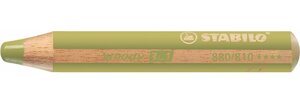 Crayon WOODY 3 en 1 Extra large Or STABILO