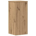 vidaXL Supports pour plantes 2 Pièces chêne artisanal bois d'ingénierie