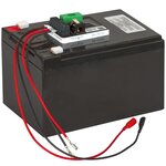Kerbl ensemble complet de batterie au gel 12 v 12ah noir 441215