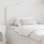 vidaXL Tête de lit Blanc 90 cm Bois d'ingénierie
