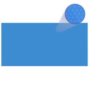 vidaXL Couverture de piscine Bleu 600 x 300 cm PE
