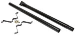 Support vertical en acier  E2112  pour boîte aux lettres ARREGUI  144 Cm  Noir
