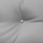 vidaXL Coussin de Dos Gris nuage 140 x 24 x 50 cm tissu