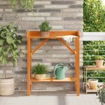 vidaXL Supports pour plantes Marron 75 x 40 x 90 cm Bois massif en pin