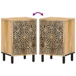 vidaXL Armoire de salle de bain 38x33x58 cm bois massif de manguier