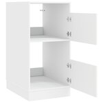 vidaXL Armoire à Laver Blanc 50 x 68 x 102 cm Bois d'ingénierie