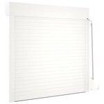 vidaXL Volet roulant aluminium 100x100 cm blanc